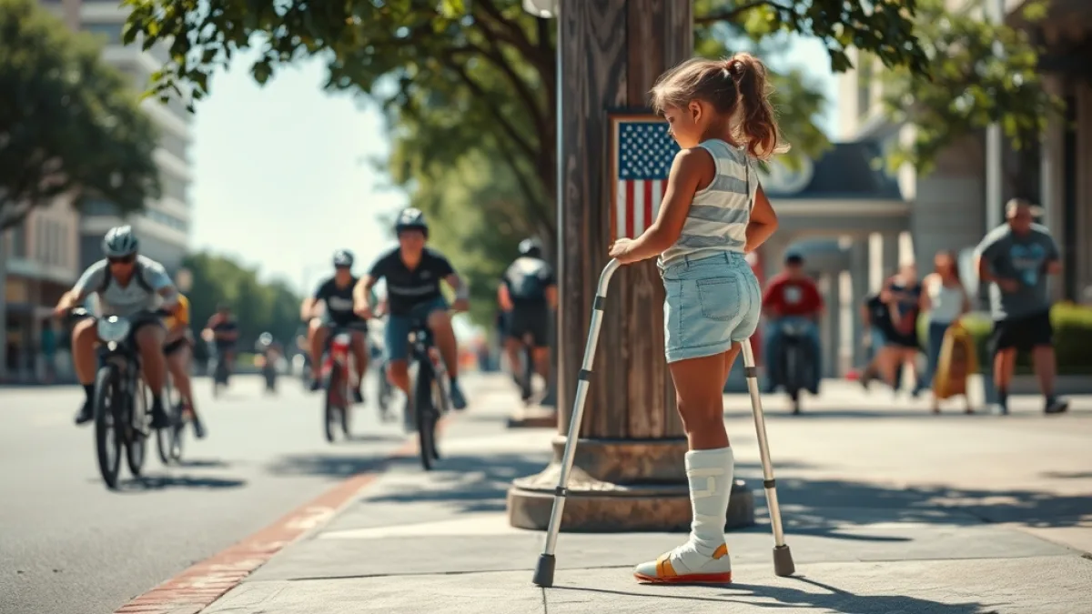 Bikers Protect Disabled Girl From Cruel Street Bullies