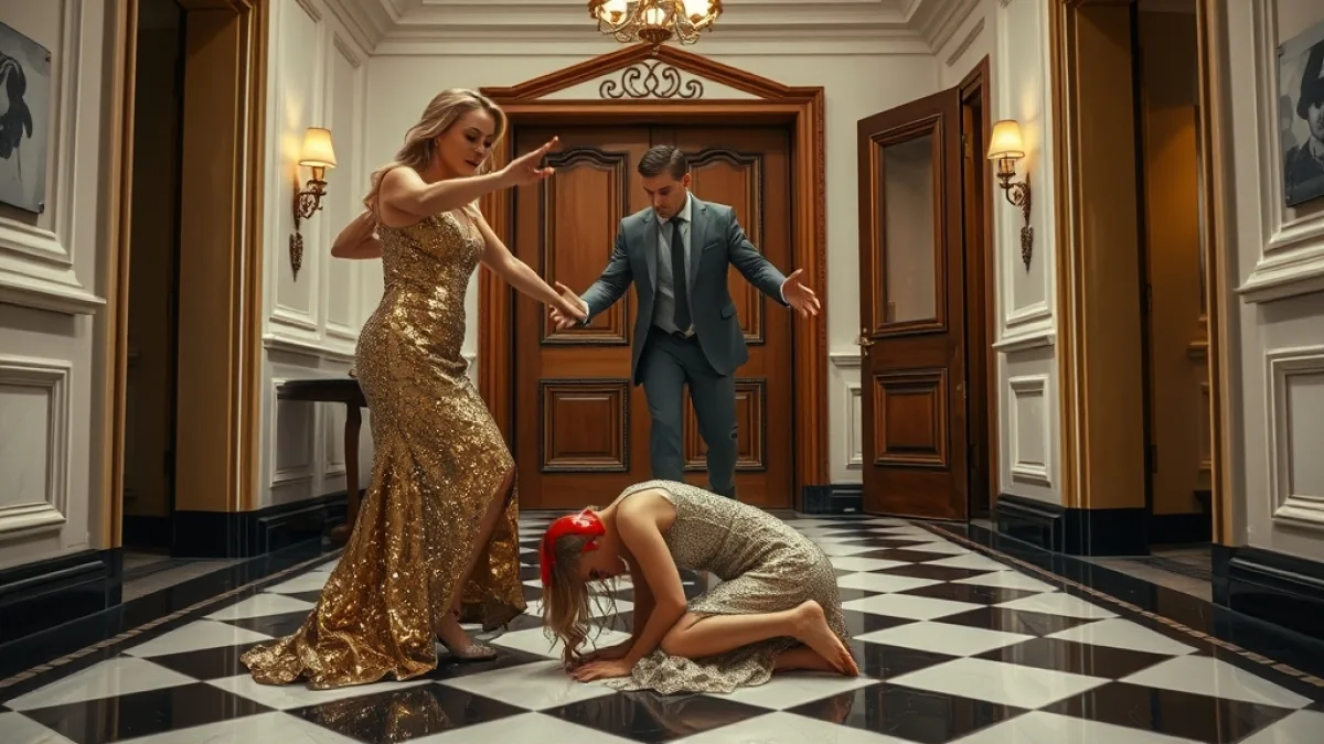 His Wealthy Stepmother Ruined Her Dress Before The Big Family Dinner