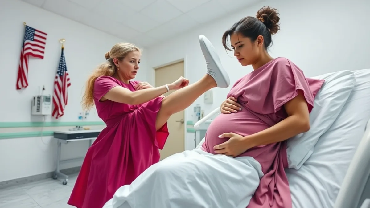 When Her Evil Stepmother Kicked Her Pregnant Belly In Hospital