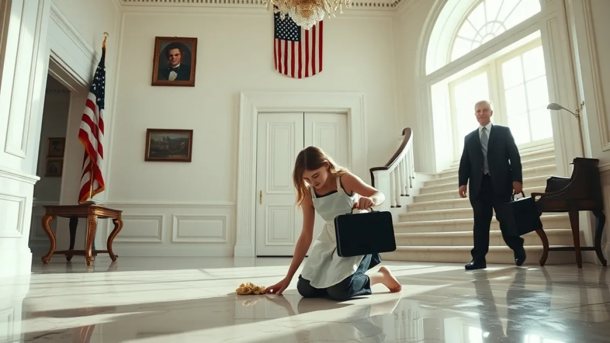 A Father Finds His Daughter Scrubbing Floors for Stepmother