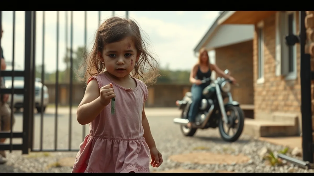 A Biker Club Protects A Bruised Girl And Her Mother