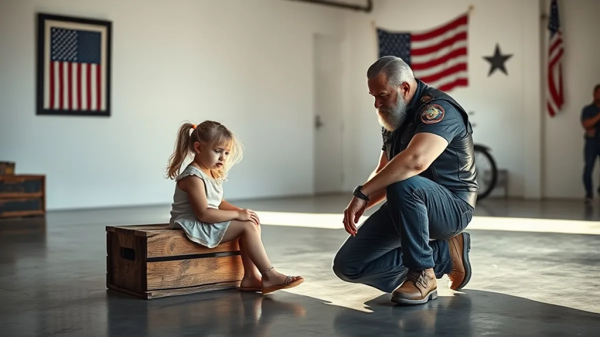 A Biker Crew Stood Up For A Hurt Little Girl