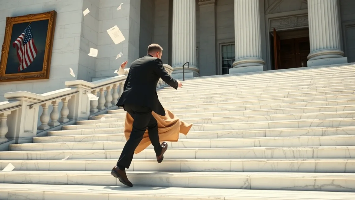 She Pushed His Pregnant Wife Down The Courthouse Stairs Today
