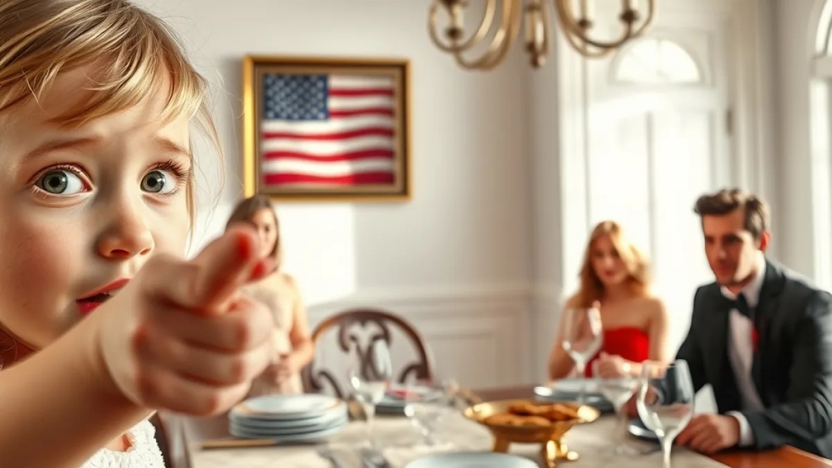 A Little Girl Exposed The Fake Pregnancy At A Family Dinner