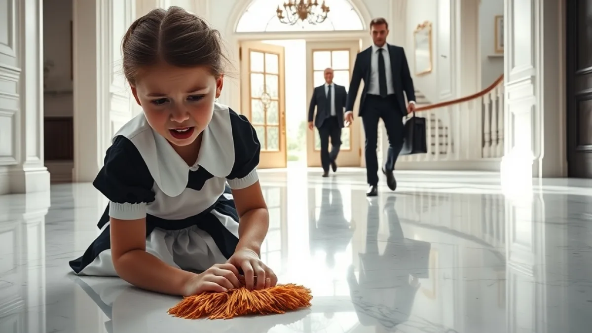 A Father Finds His Precious Child Forced Into Maid Work