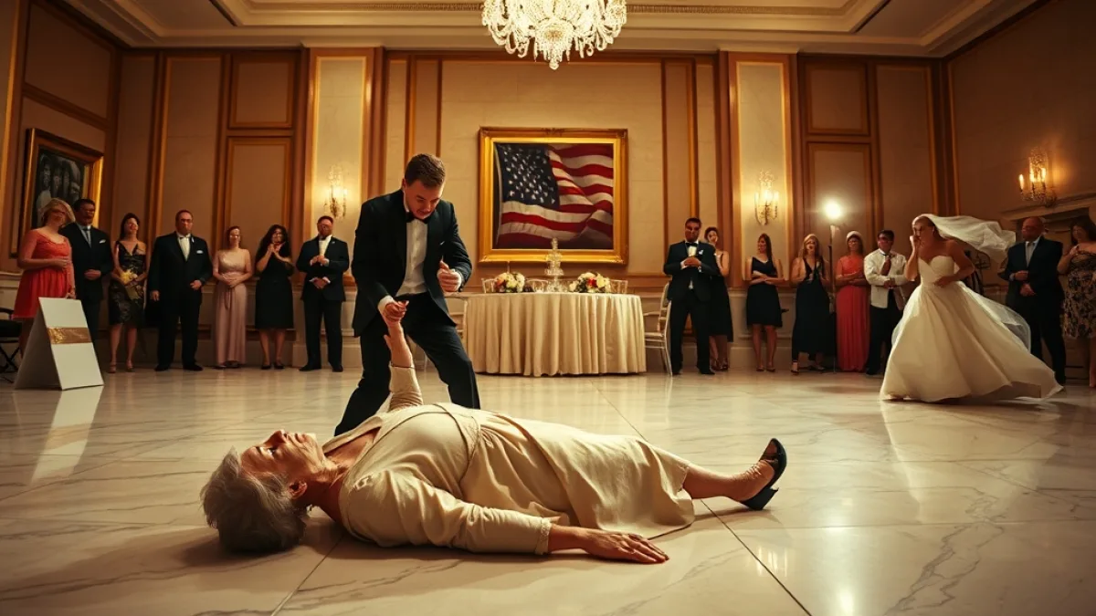 His Groom Pushed Her Mother Down Before The Final Vows