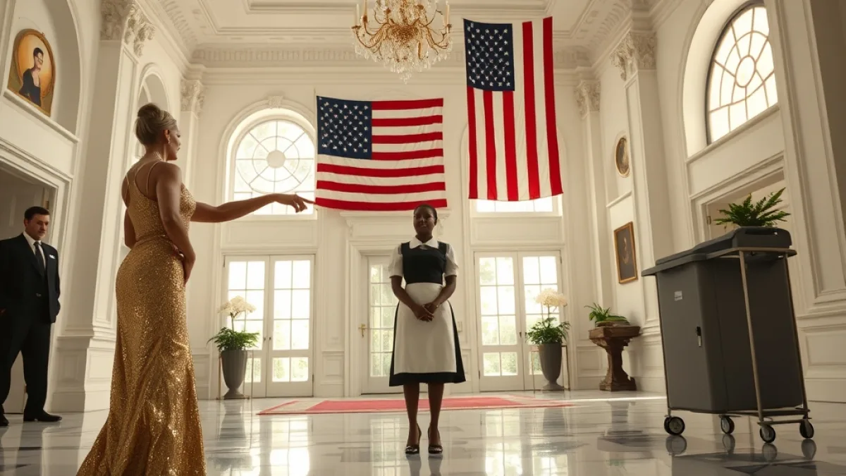 A Gold Dress Lady Framed Her Maid Until Truth Came Out