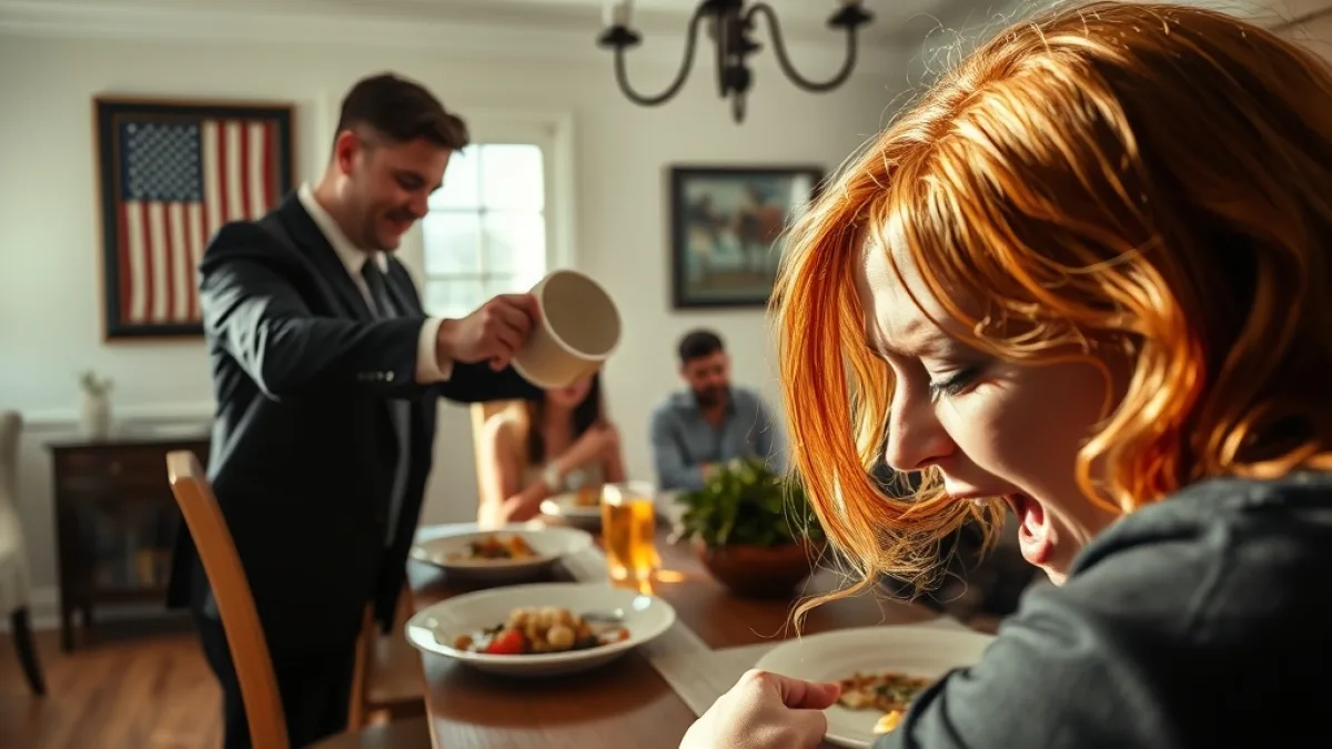 When Her Wealthy Dallas Husband Dumped Hot Soup On Her