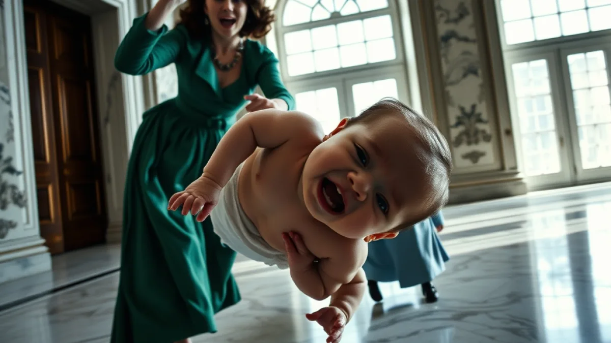 A Cruel Heiress Dropped Her Baby Until A Brave Maid Stepped In