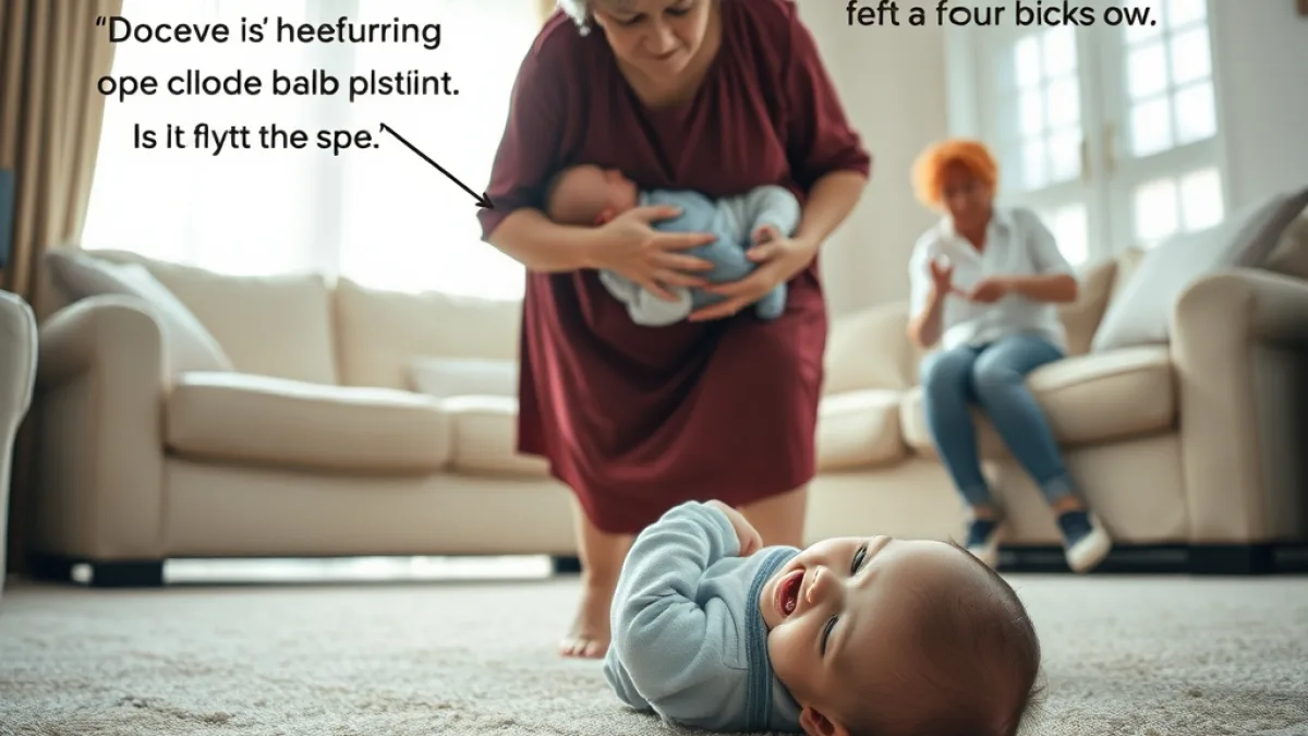 A Wicked Mother In Law Drops A Baby On Purpose