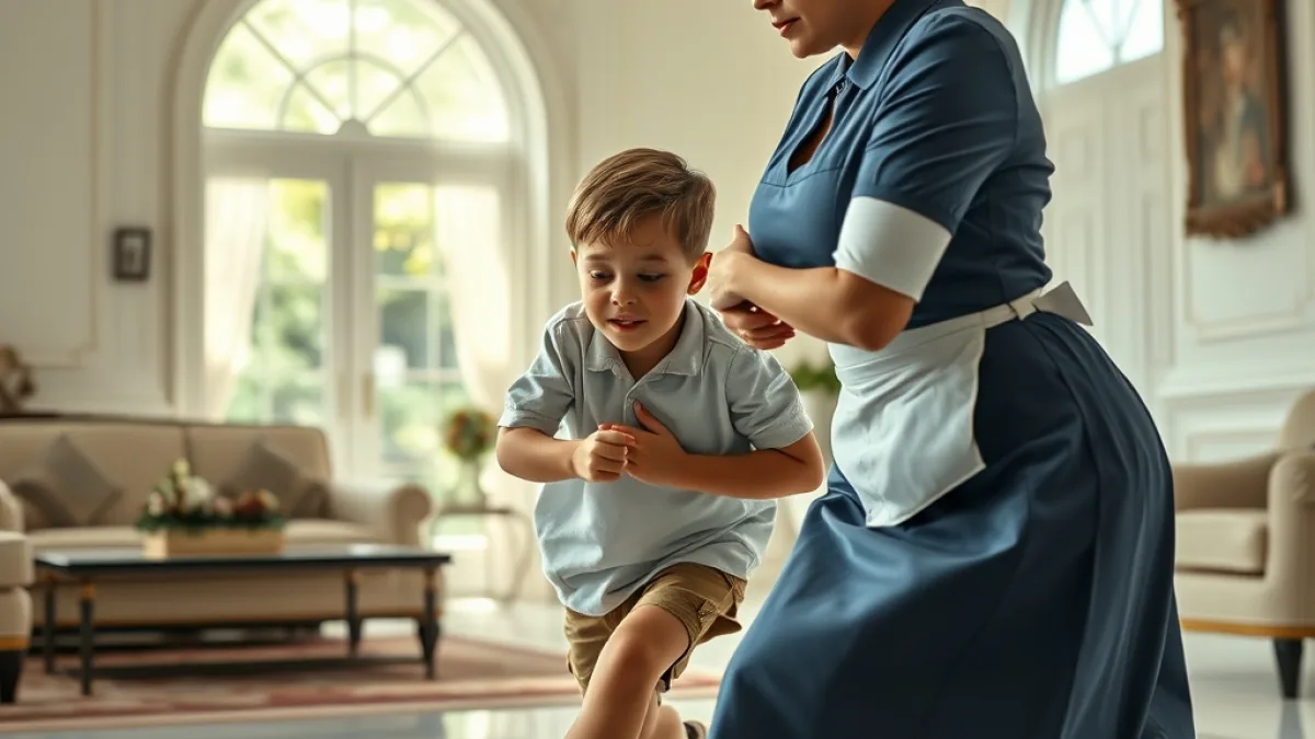 The Maid Discovered The Hidden Scars On Her Son