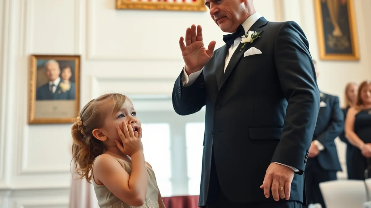A Father Stopped The Wedding When His Daughter Cried Out