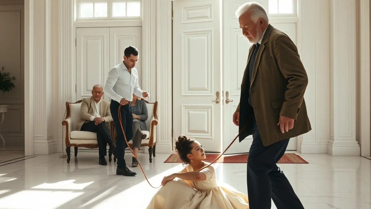 A Father Finds His Daughter Trapped In A Wealthy Home