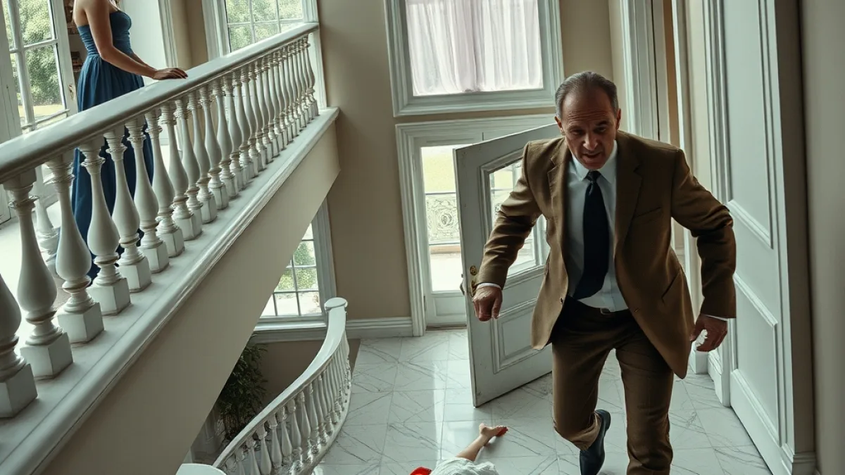 When His Stepmother Stood Silent On The Mansion Balcony