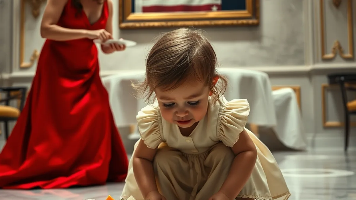 The Rich Stepmother Cruelly Knocked My Daughter's Plate Away