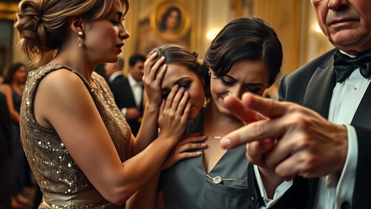 Framed Maid Exposed The Spoiled Heiress At The Gala