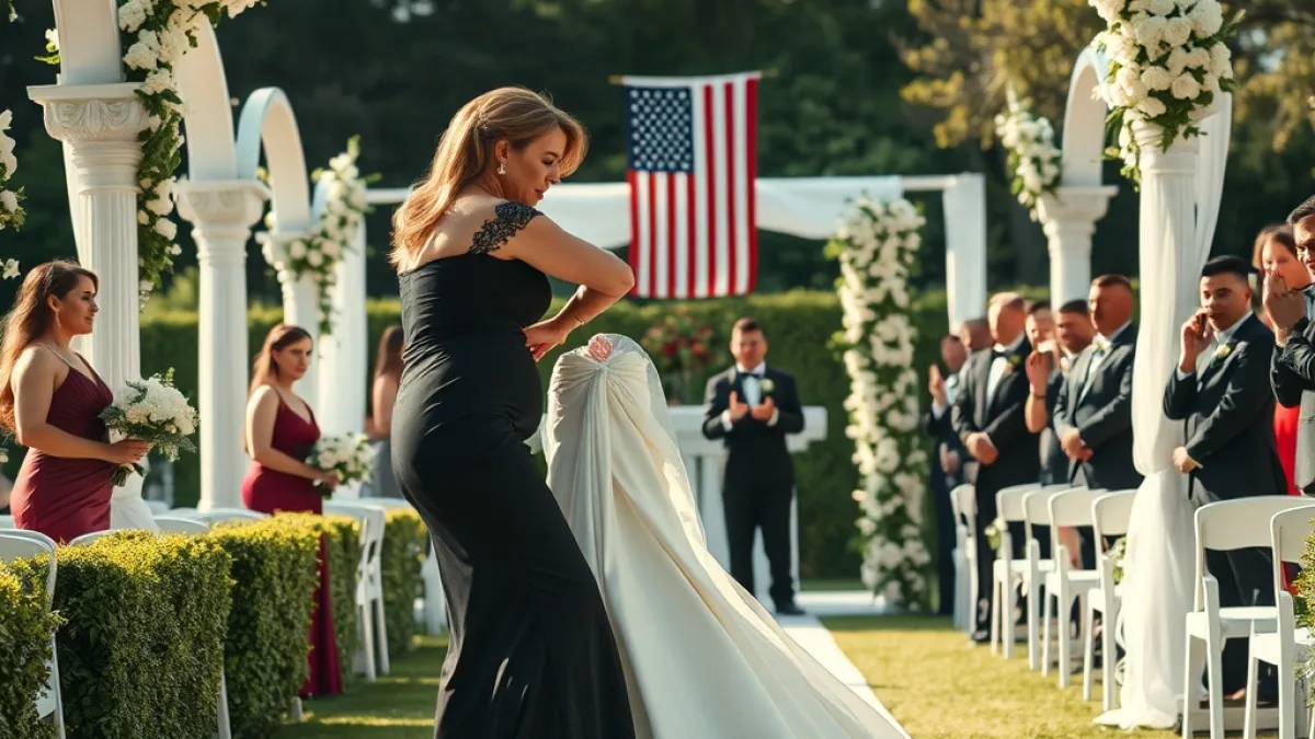 When His Family Tore Her Wedding Dress, She Called Dad