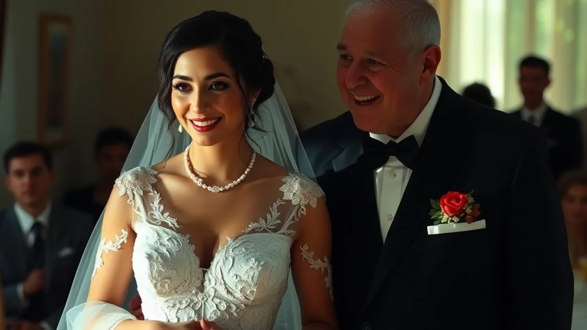 Her In-Laws Tore Her Gown Until She Called Her Dad