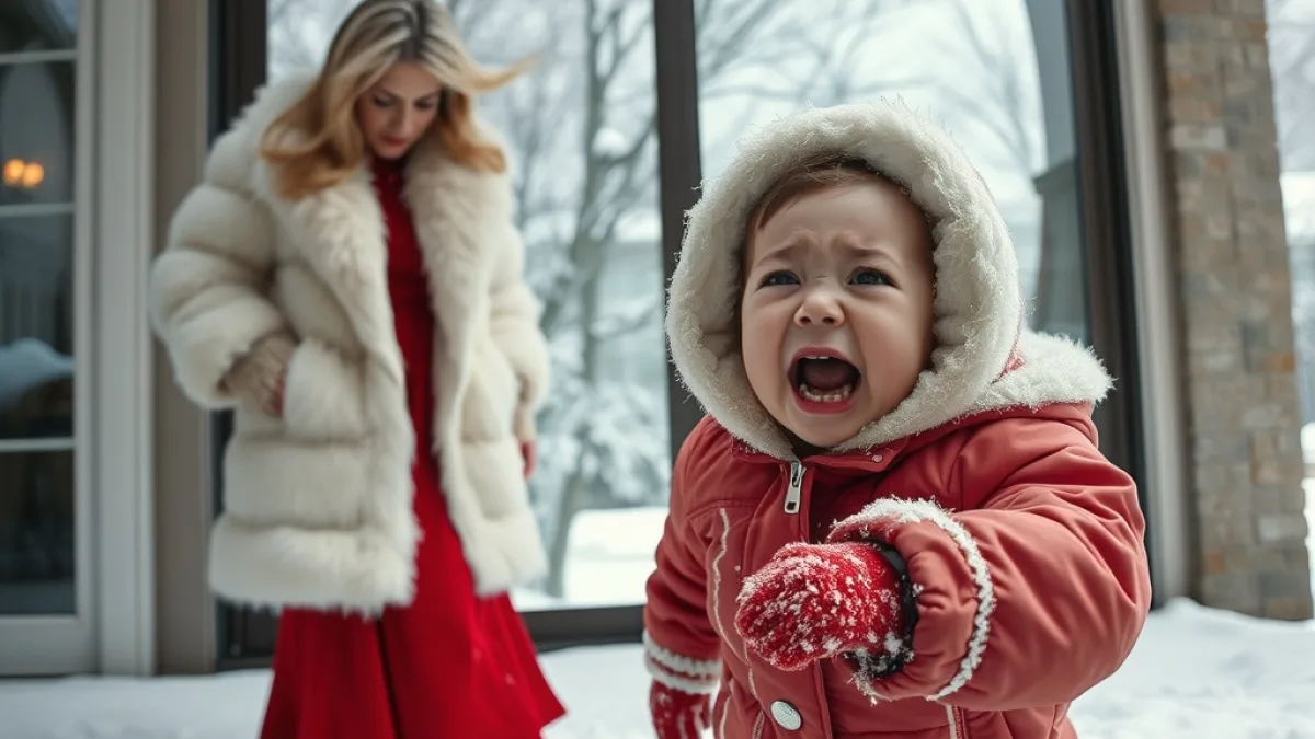 A Mother Finds Her Frozen Child Outside The Locked House