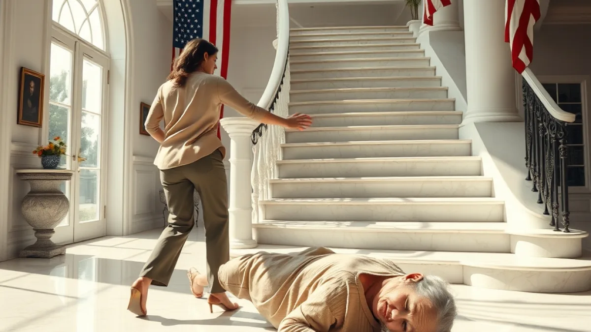The Secret She Hid At The Top Of The Stairs