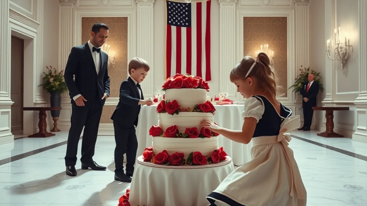 A Maid's Toddler Knocked Over The Cake To Save The Heir