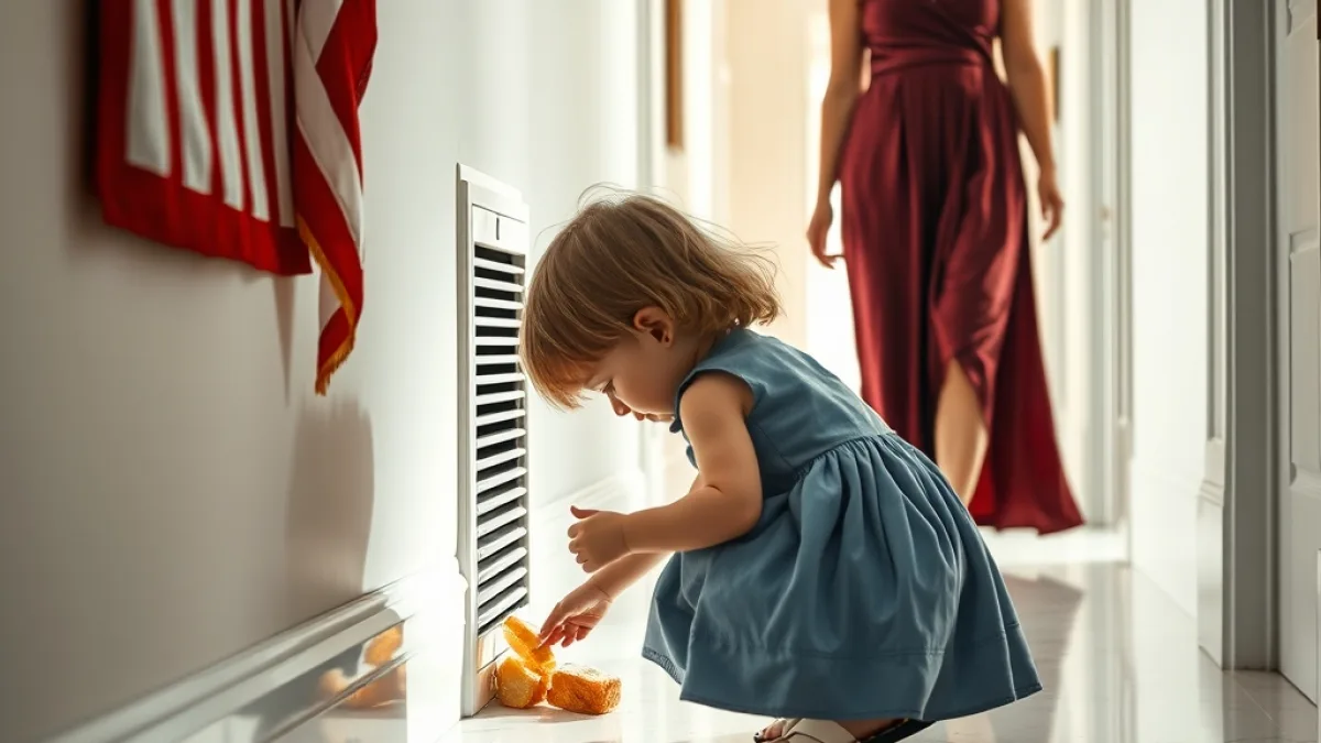 The Secret Vent Hiding His Little Girl Inside The Mansion