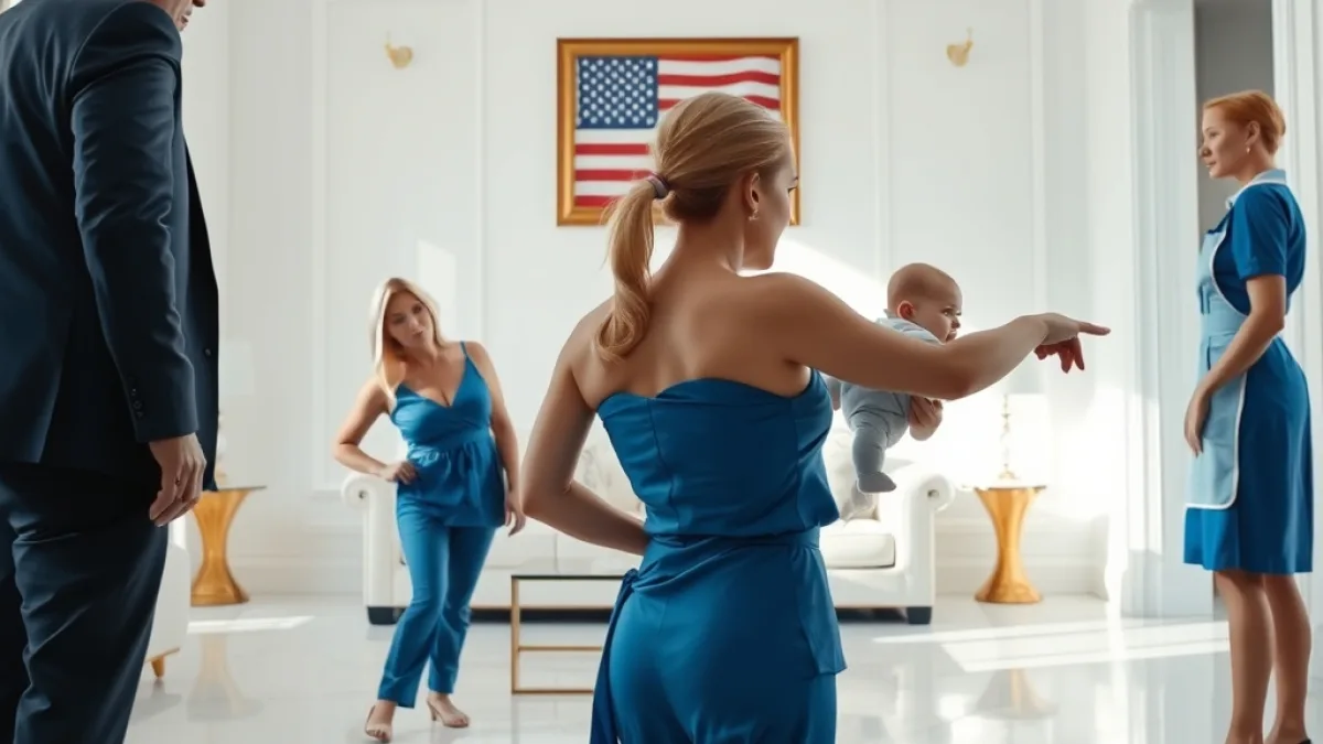 The Maid Knew The Truth About His Blue Satin Wife