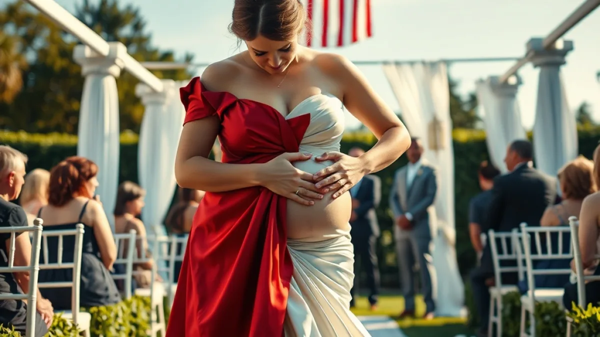A Woman Rips Open Her Sister's Wedding Dress At The Altar