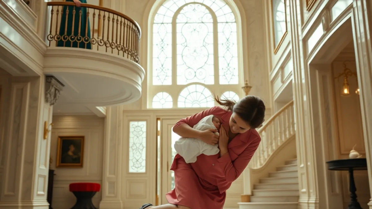 The Maid Caught the Baby Before It Hit the Floor