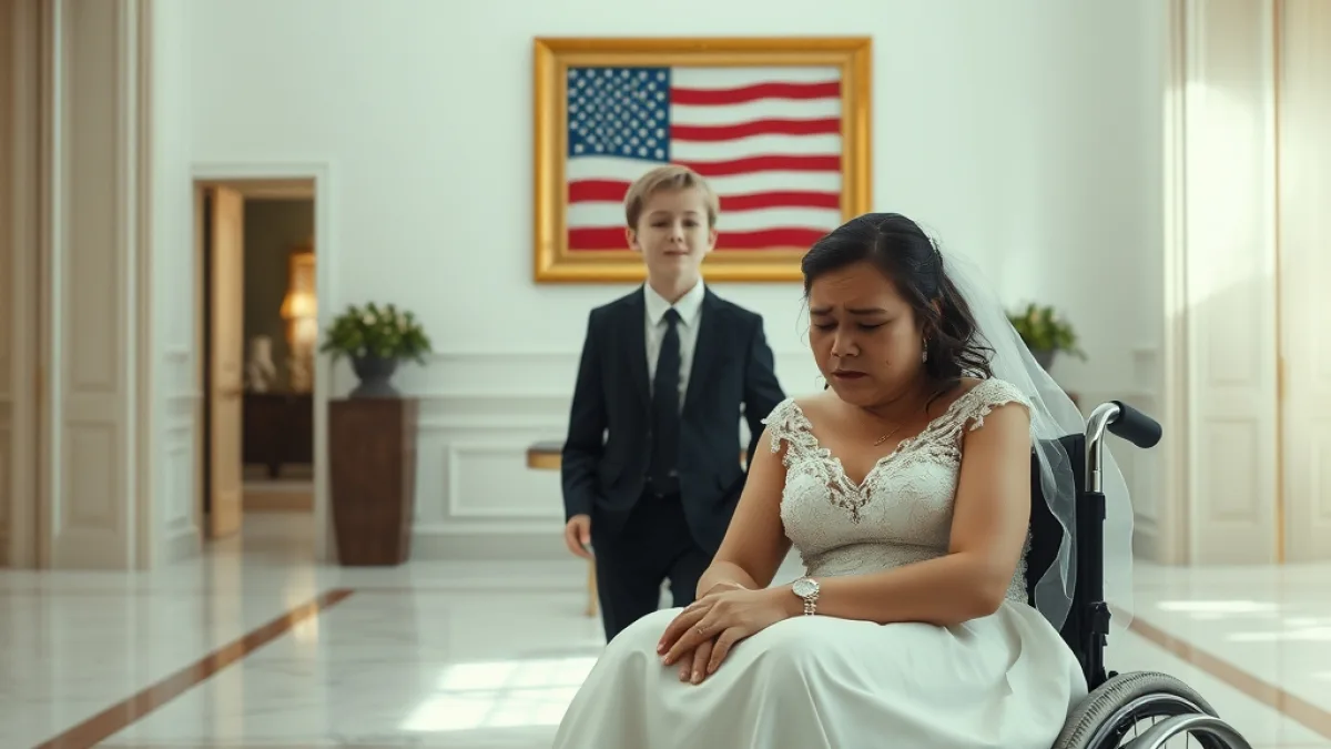 A Groom Stands Up To Protect A Helpless Boy