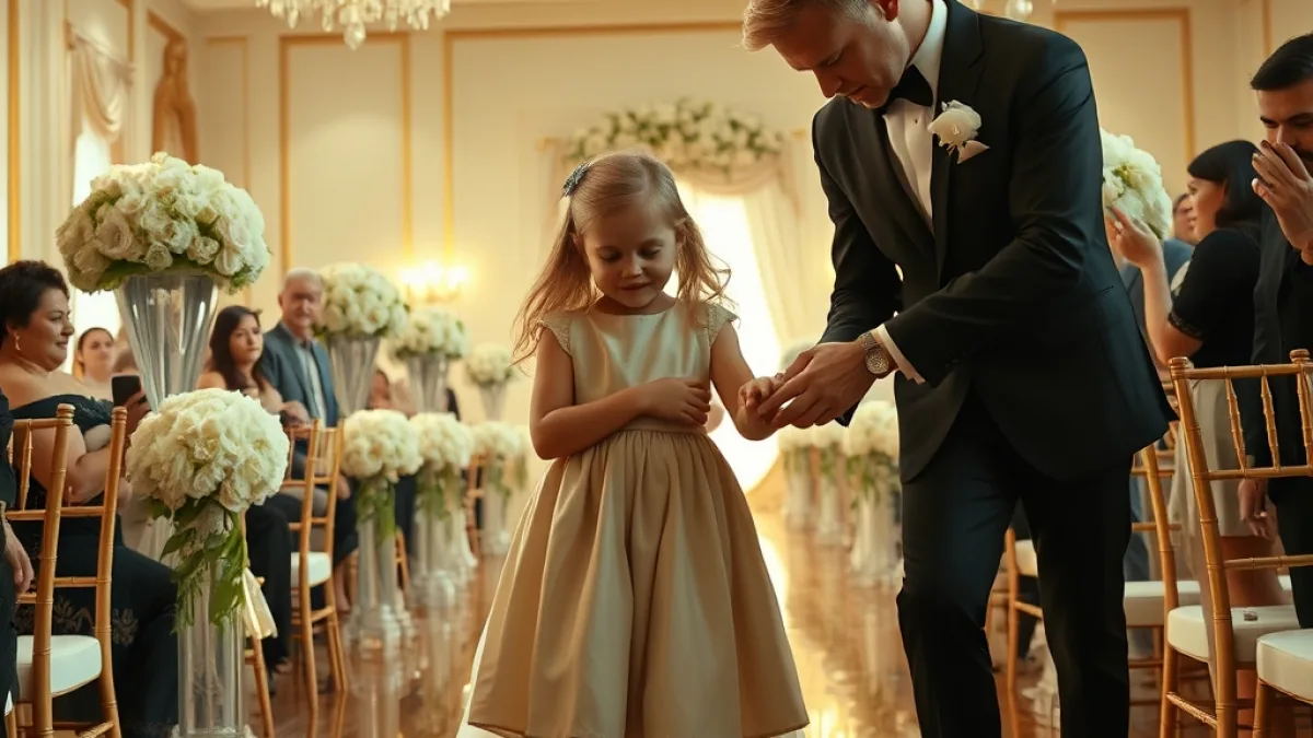 A Toddler Interrupts Her Father's Dream Wedding With A Secret