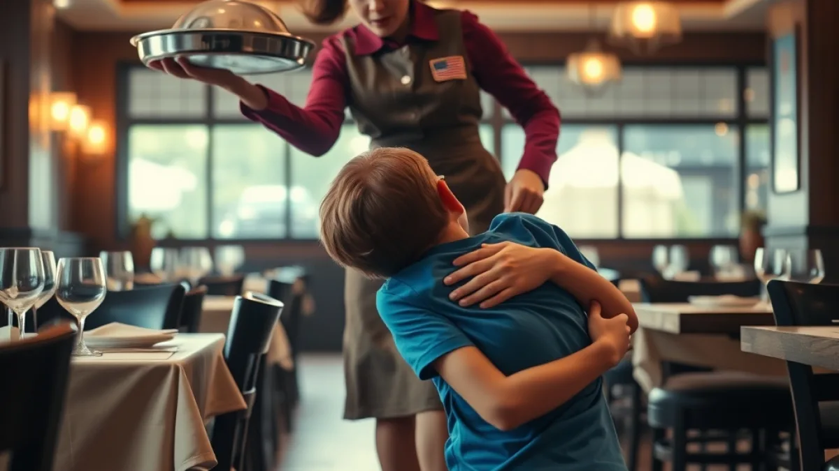 A Wealthy Man Yelled At A Waitress For Saving His Son