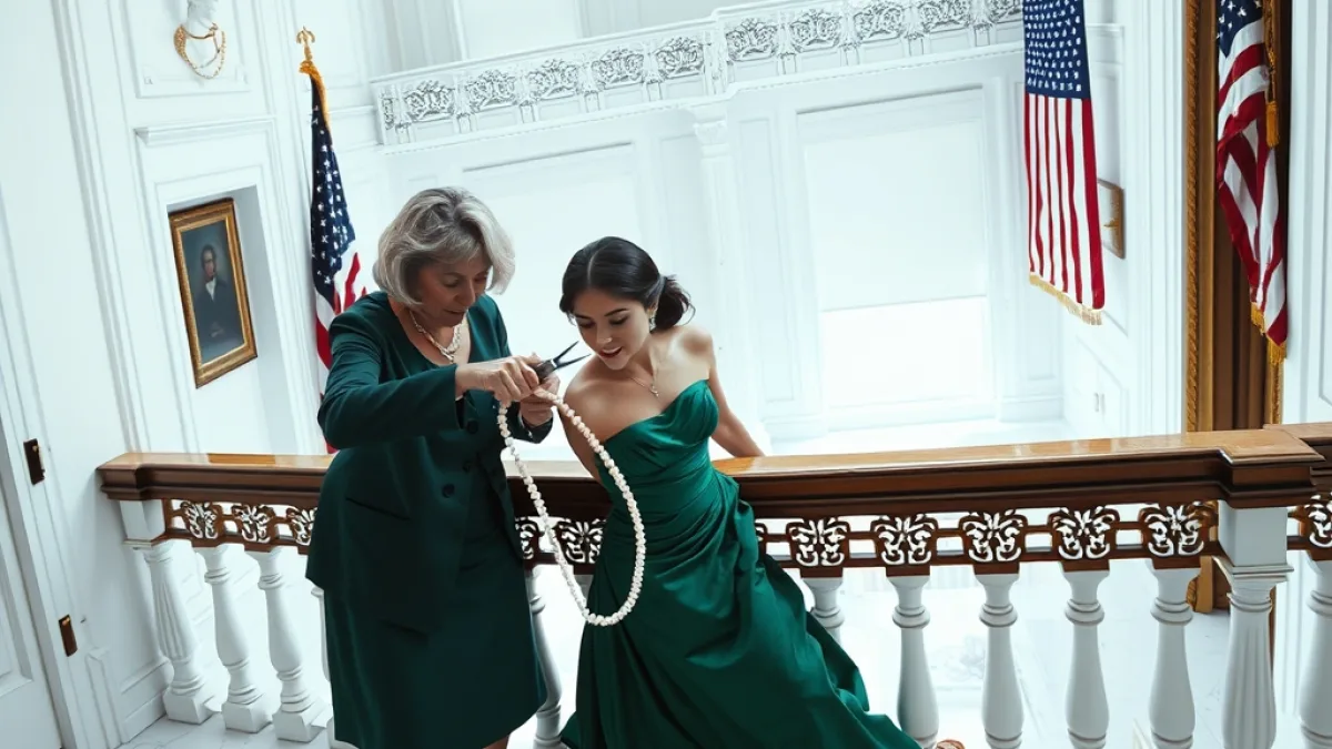 The Rich Stepmother Slashed Her Pearls Before The Fall