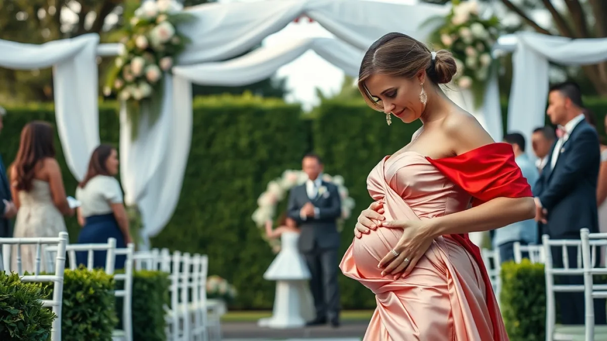A Woman Rips Her Wedding Dress Open At The Altar