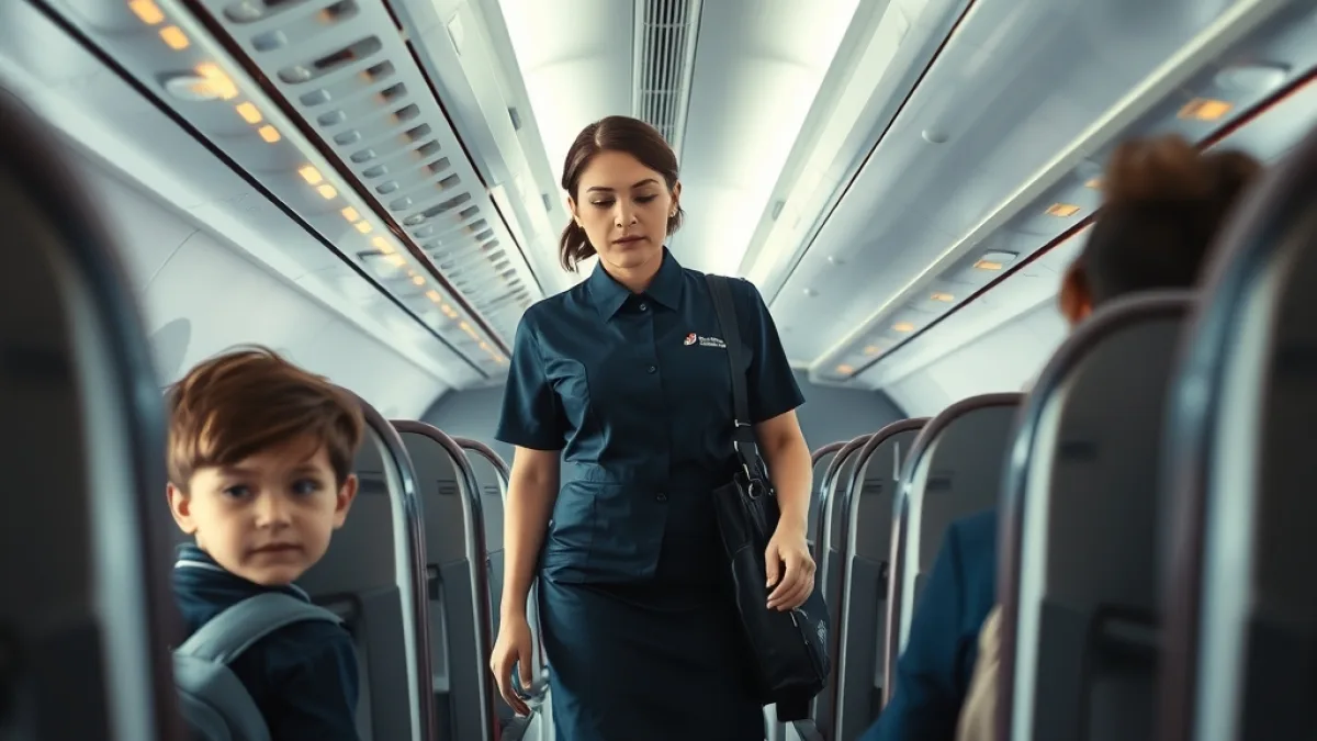 A Boy Saved A Flight Attendant With One Hidden Object