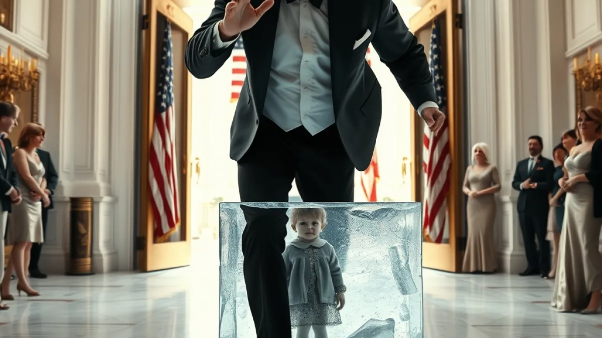 A Father Finds His Missing Daughter Locked Behind Secret Glass