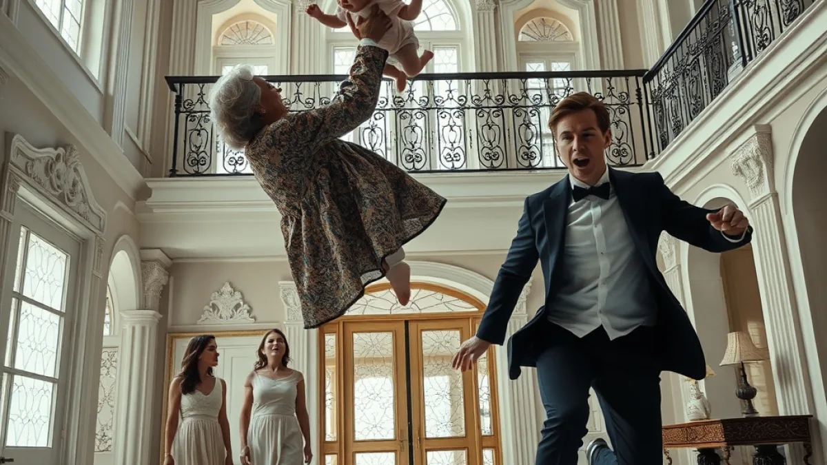 The Cruel Heiress Dropped Her Son's Baby From the Mansion Balcony
