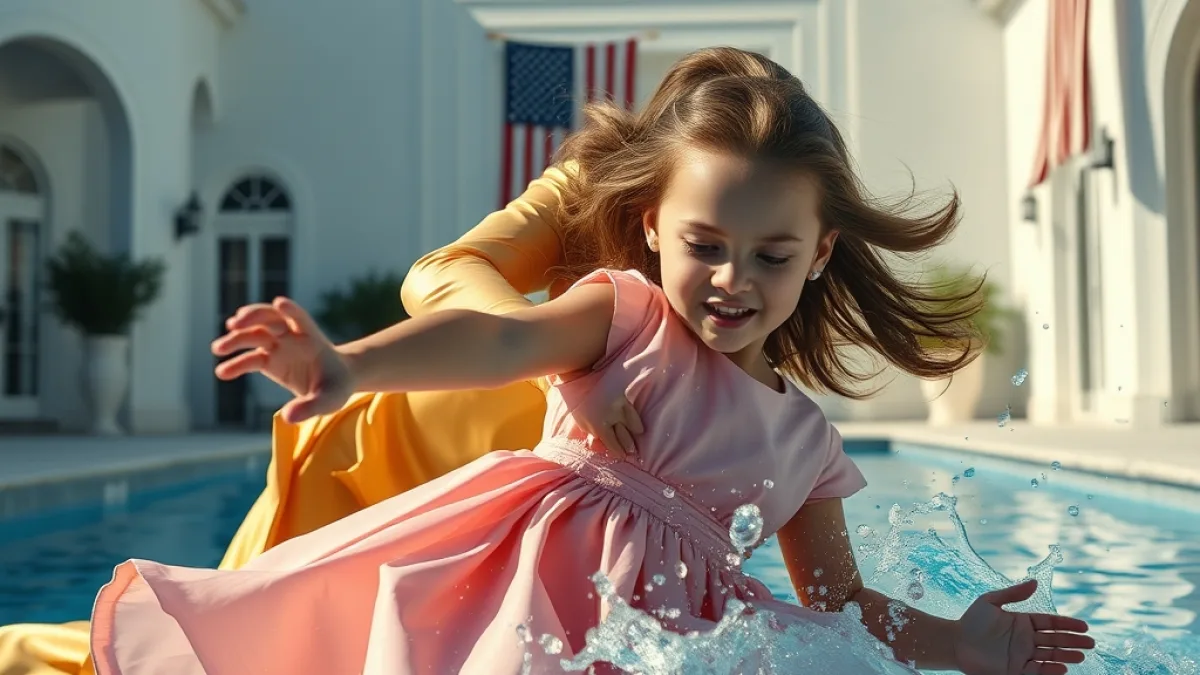 A Father Finds His Daughter In The Pool After Stepmother Pushes Her