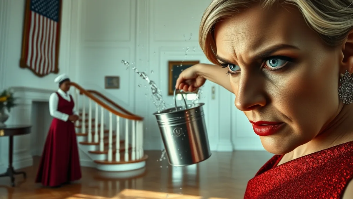 The Maid Splashed Water Until Her Secret Came Out