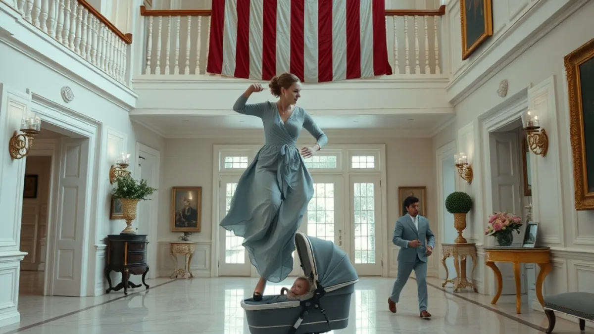 The Maid Who Caught The Heirloom Stroller Under Fire
