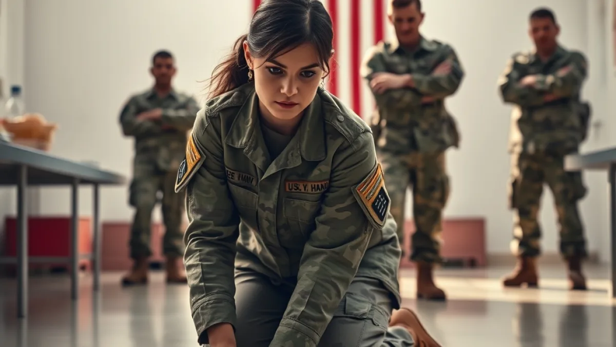 The Female Soldier He Mocked Revealed A Shocking Secret