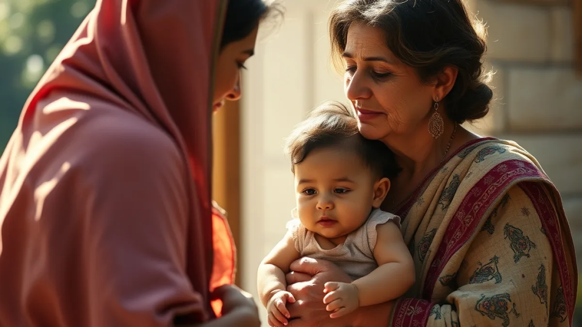 Her Stepmother Dropped Her Child Until Her Father Arrived