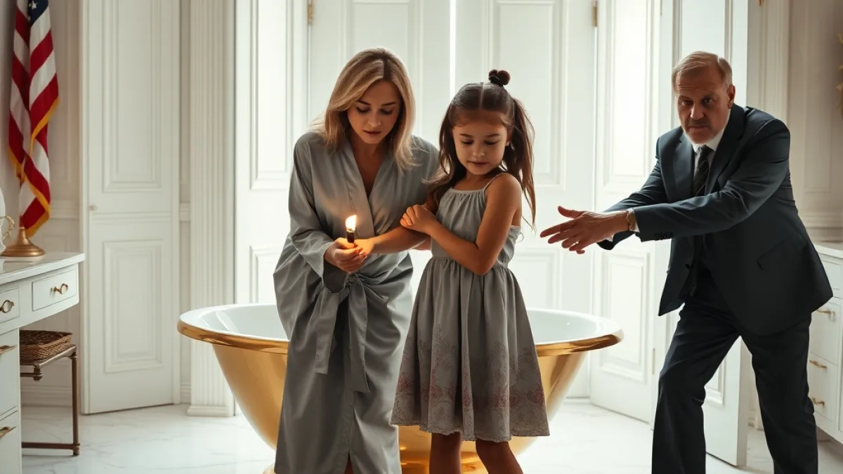 A Wealthy Father Catches His Wife Endangering His Daughter