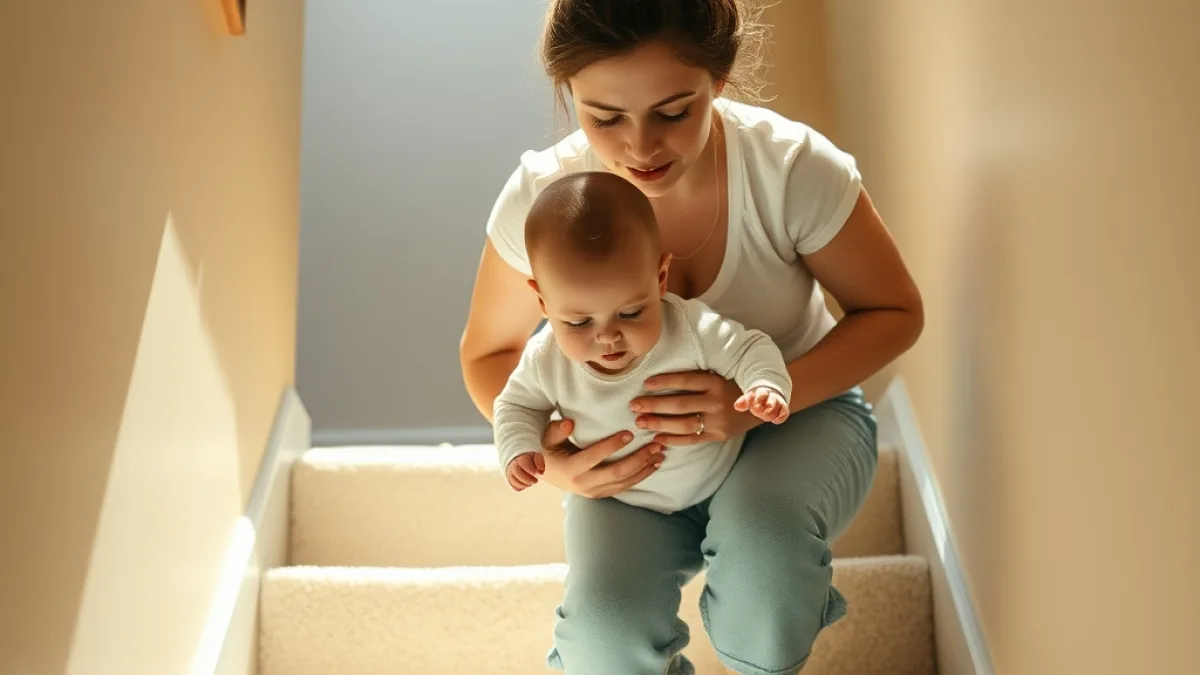 The Baby She Pushed Down The Stairs