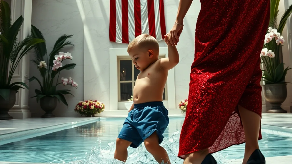 The Stepmother Thought No One Was Looking Near The Atrium Pool