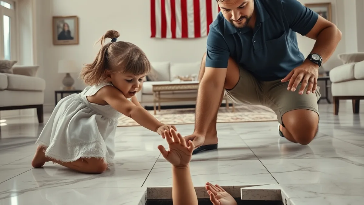 A Father Discovers The Hidden Truth Beneath His Luxury Home Floor