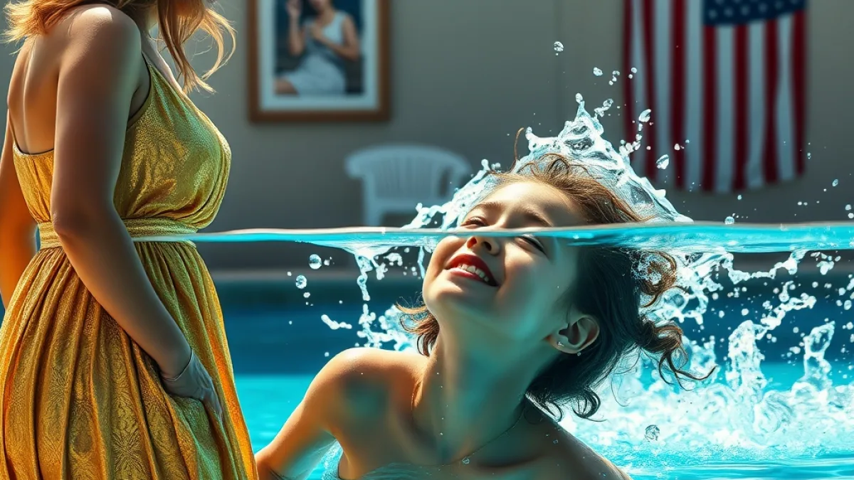 A Cruel Stepmother Pushed My Daughter Into The Pool