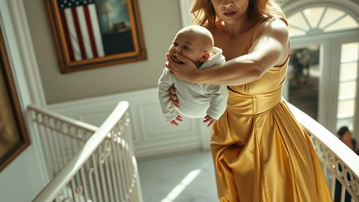A Dallas Wealthy Mother Drops Her Baby Over Balcony