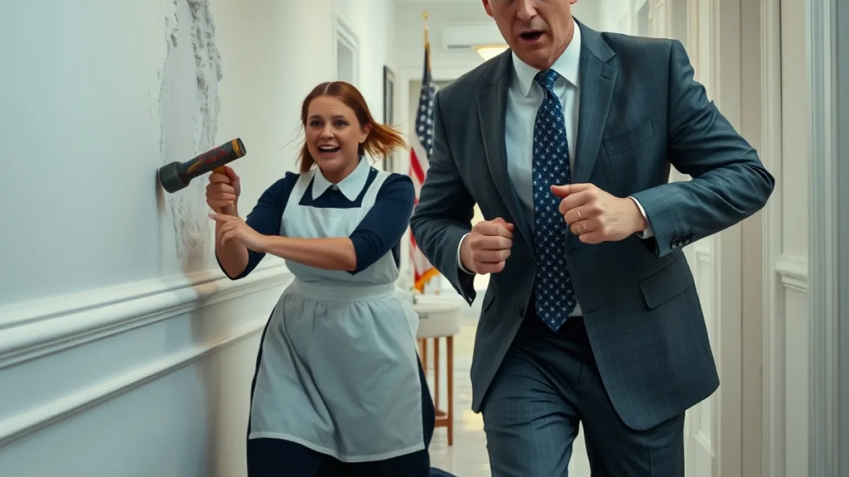 The Maid Heard A Crying Voice Behind The Wall