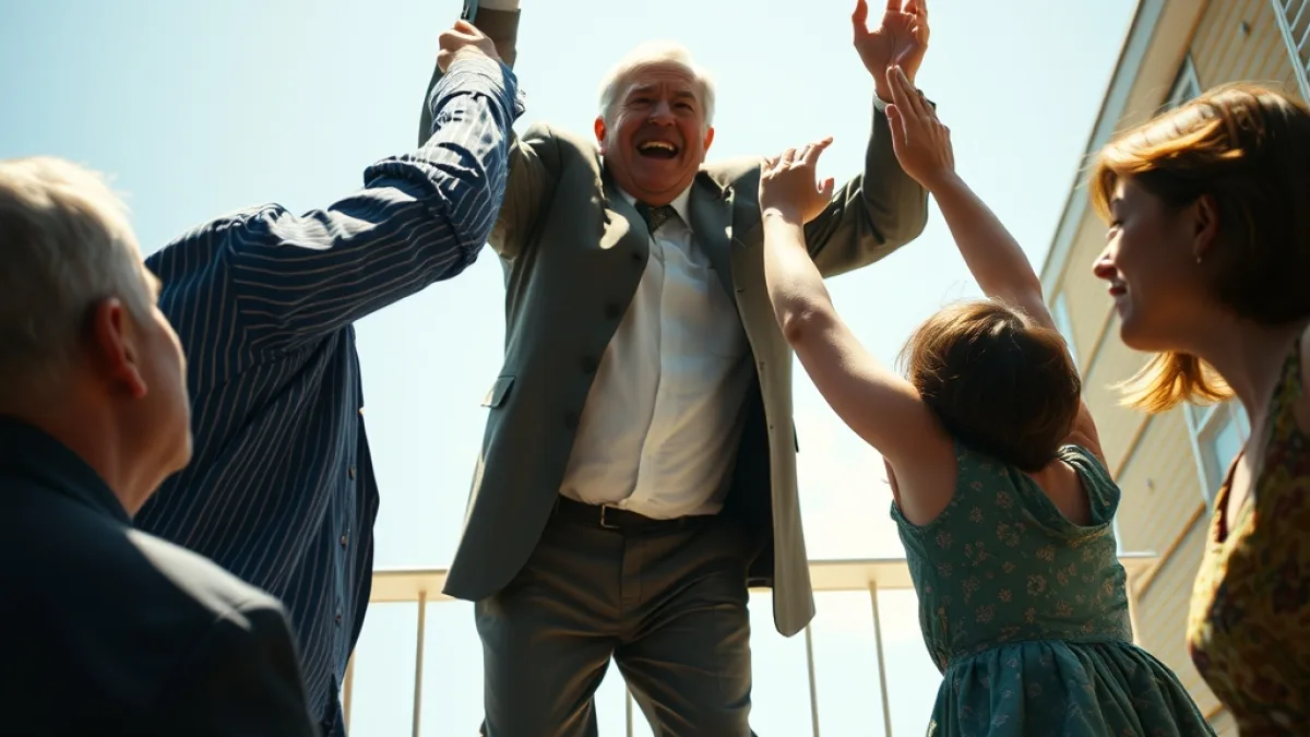 The Stepfather's Wrath Over The Balcony Toss